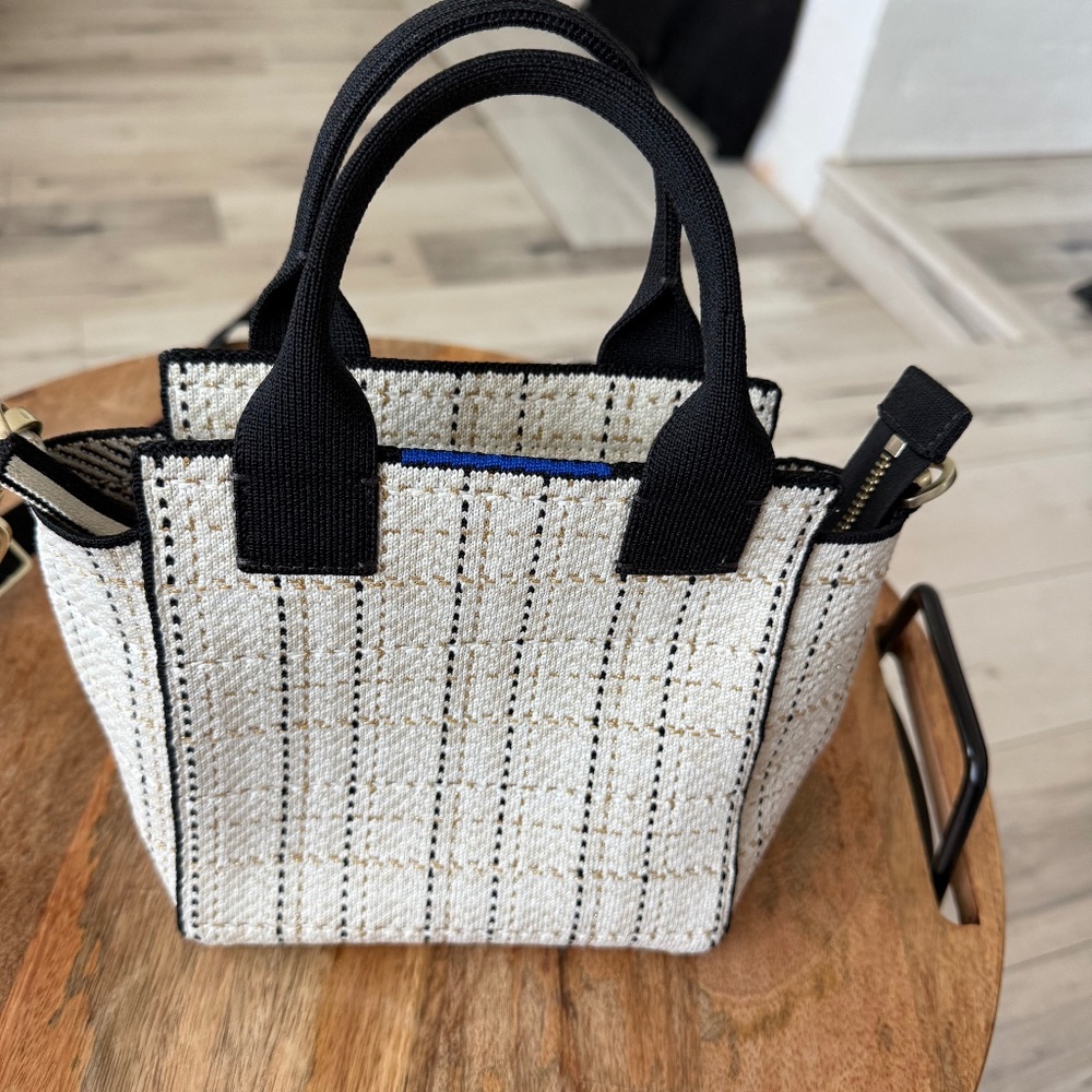 Rothy’s The Mini Handbag in Moonlight Tweed